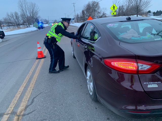 St. Albans Police Department, Traffic Checkpoint, Feb. 2020